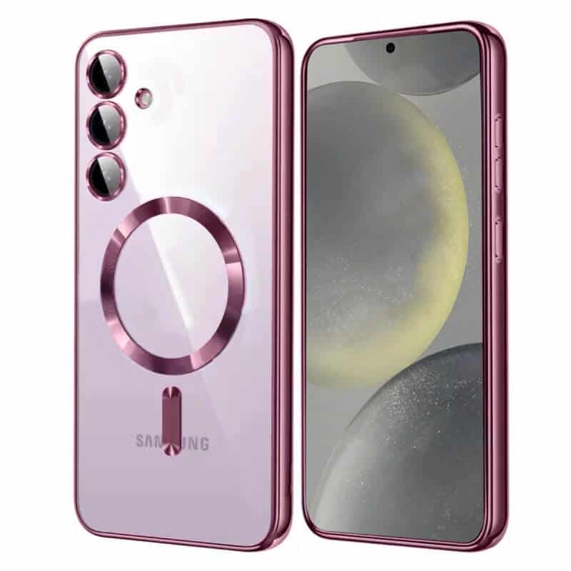 For Samsung Galaxy S25 S24 S23 S22 S21 Ultra Edge MagSafe Magnetic Case with HaloLock Shockproof Military Grade Protection Clear Cover For Samsung Galaxy S25 S24 S23 S22 S21 Ultra Edge MagSafe Magnetic Case with HaloLock Shockproof Military Grade Protection Clear Cover